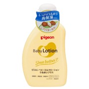 PIGEON Baby Milk Lotion Moisture Plus Детский увлажняющий молочный лосьон с маслом ши, 120мл
