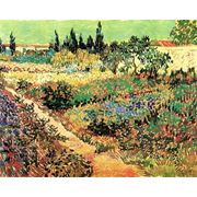 Винсент ван Гог, Flowering Garden with Path, хост 40х31, репродукция фото