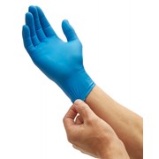Одноразовые нитриловые перчатки Kleenguard G10 Arctic Blue, без пудры, синие, M, 200 шт/уп, арт. 90097