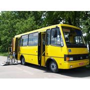 Автобус (для людей с особыми потребностями 4 ряда мягких сидений) БАЗ А079.32 фото