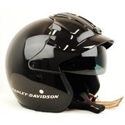 Мото шлем Harley Davidson с очками фото