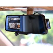 : Прочая автоэлектроника. Автомобильный трансмиттер в зеркале заднего обзора с авторегистратором 5" экраном ОС ANDROID GPS навигатор WiFi Bluetooth гарнитура