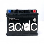 Аккумулятор AC/DC 6СТ-60L АЗ - + фото