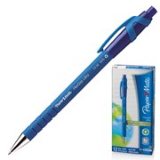 Ручка шариковая автоматическая сгрипом PAPER MATE “Flexgrip Ultra RT“, СИНЯЯ, soft-touch, узел 1,2 мм, линия фотография