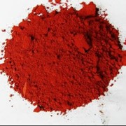 Красный пигмент (железо окисный) фотография
