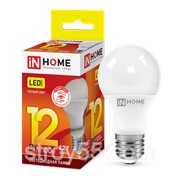 Лампа светодиодная IN HOME LED-A60 12Вт 220В Е27 3000К фото