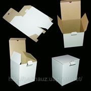 Коробка из картона самосборная (тип - паровоз) фото