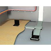 Система каналов под пол и люков для заливание в бетон