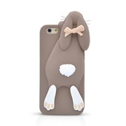 Чехол Силиконовый Moschino Violetta Rabbit для iPhone 6/6s Brown фото