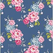 Ткань Tilda Flowerpatch Blue, Gardenparty фото