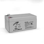 Аккумуляторная батарея AGM RITAR RT1232, Gray Case, 12V 3.2Ah (133 х 67х 59 (63) ) Q10 фото