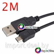 2м кабель из USB в Micro 5 контактов фото