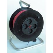 Удлинитель на катушке УС-42083 (УХВ) 30м (4 роз. выкл. ) 2,2 кВт фото