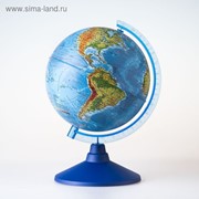 Глобус физико-политический «Классик Евро», диаметр 210 мм, с подсветкой от батареек фотография