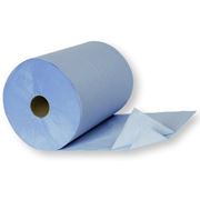 Салфетки очистительные бумажные синие 3-х слойные ТМ Berner. фото