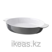 Форма блюдо для духовки серый, белый СМОРД фотография
