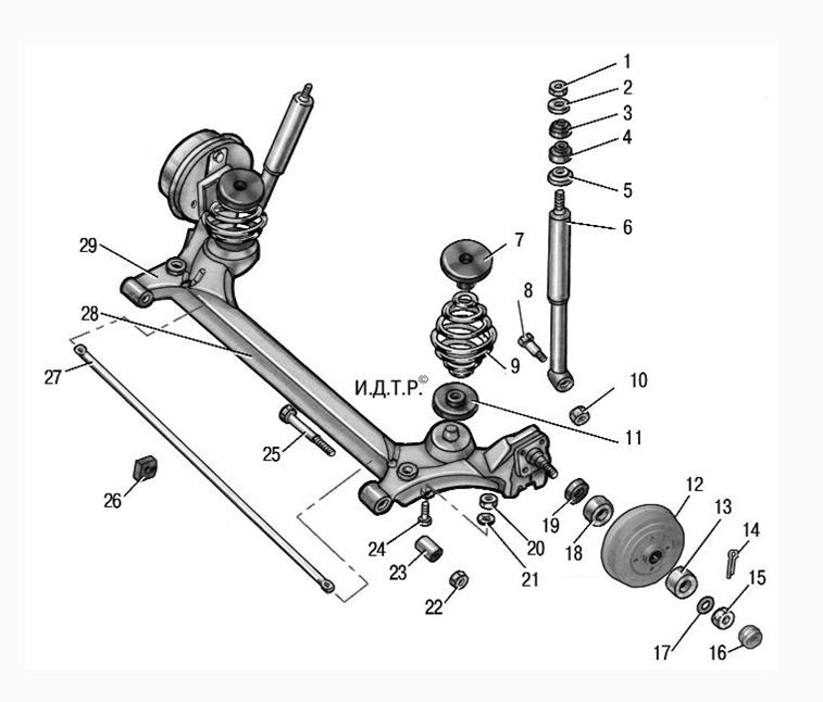 Дэу джентра стук в задней подвеске - 90 фото