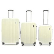 Комплект дорожных чемоданов Ananda Line (Белый) фото