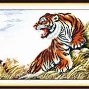 Набор для вышивания “Тигр в сумерках“ D019 фотография