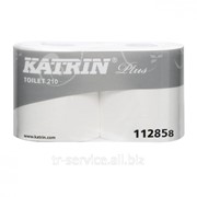 Туалетная бумага в стандартных рулонах Katrin Plus Toilet 210 - 40 рул/уп, 210 л/рул, 3 слоя