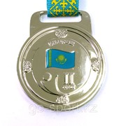 Медаль рельефная за 2-е место серебро фото