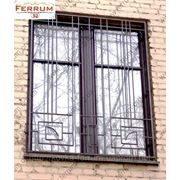 Кованая решетка на окно, эск. №052 фото