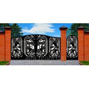 Кованые ворота Мукачево фото