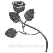 Роза кованая из металла 50.102 фотография