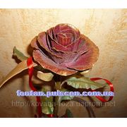 Кованая роза искусственный цветок сувенир подарок брелок картина статуэтка книга фигурка