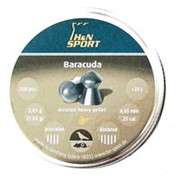 Пули пневматические H&N Baracuda 6,35 мм 2,01 грамма (200 шт.) headsize 6,35 мм фотография