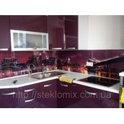 Стеклянный кухонный фартук купить в Ялте фото