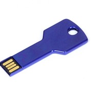Флешка в виде ключа, 64 Гб, синий фото
