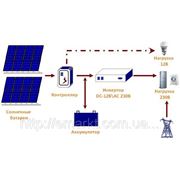 1 кВт автономная, резервная система электропитания на солнечных батареях вырабатывает до 150 кВт в месяц фото