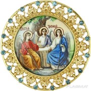 Накладка на митру серебряная Троица 2.7.0166 фото