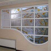 Окна, окна деревянные, оконные перегородки, окна с узором, декорированные окна фото