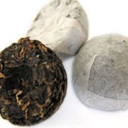Чай черный Пуэр Мини То Ча с хризантемой (Шу) фото