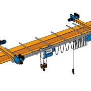 Электрический однобалочный подвесной кран фото