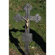 Крест чугунный Православный фотография