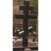 Крест гранитный на памятник 90х45х8 №5.. фото