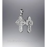 Крест серебряный арт Кр26 фотография