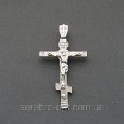 Крест серебряный. арт КР32 фото