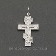 Крест серебряный. арт КР52 фото