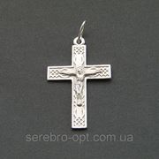 Крест серебряный. арт КР83 фотография