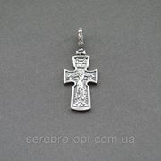 Крест серебряный. арт КР118 фото