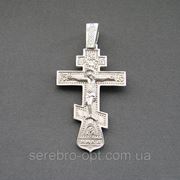 Крест серебряный. арт КР87 фото