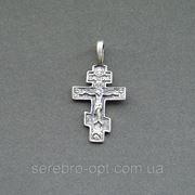 Крест серебряный. арт КР113 фото