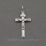 Крест серебряный. арт КР88 фото