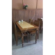 Мебель деревянная для кафе фото