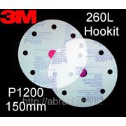 P1200 Hookit 3M, 260L LD 601A 150мм, Купить абразивные круги 3М Германия! уп. 5шт.