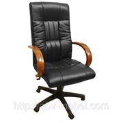 Кресло для руководителей Консул HB кожзам PU коричневый фото